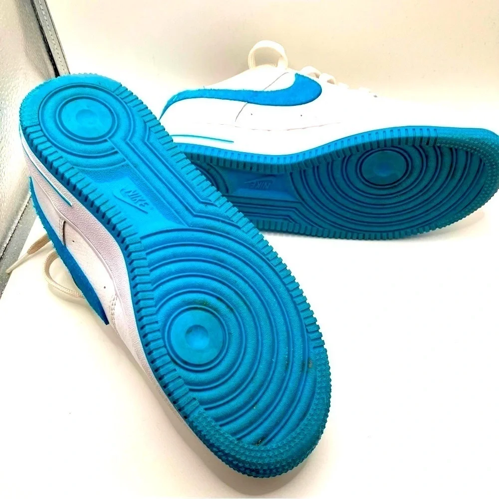 Nike Air Force 1 low Space Jam Hare, white and blue, kids 4.5 or women’s 6.5